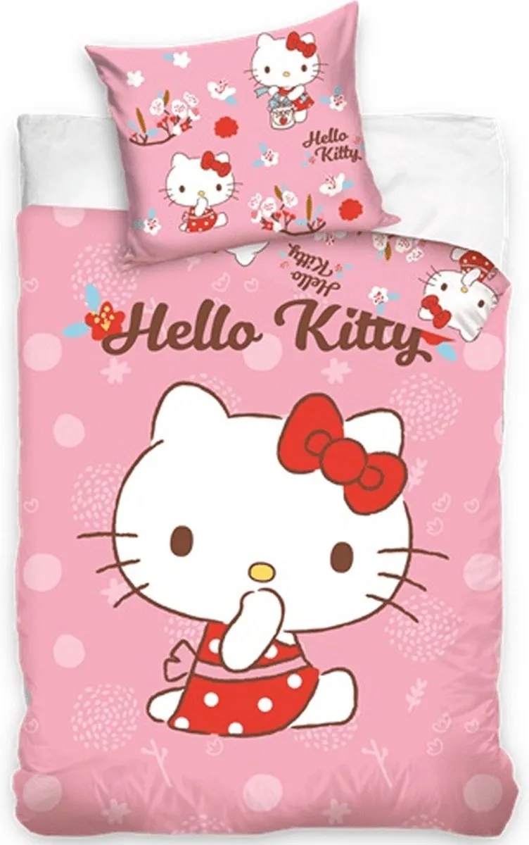 Hello Kitty Baby Dekbedovertrek Roze