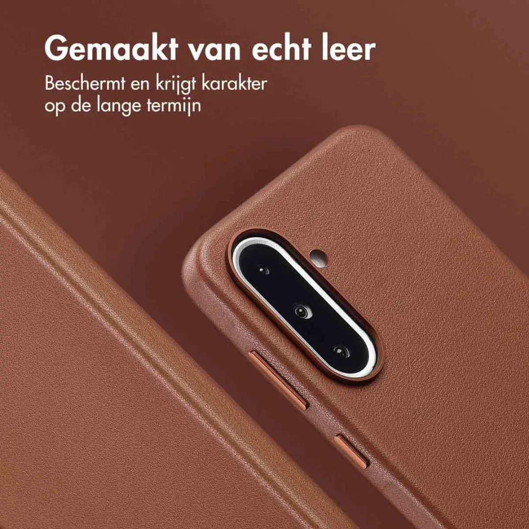 Accezz Hoesje Samsung Galaxy A36/A56 - Magnetische Ring - Sienna Brown