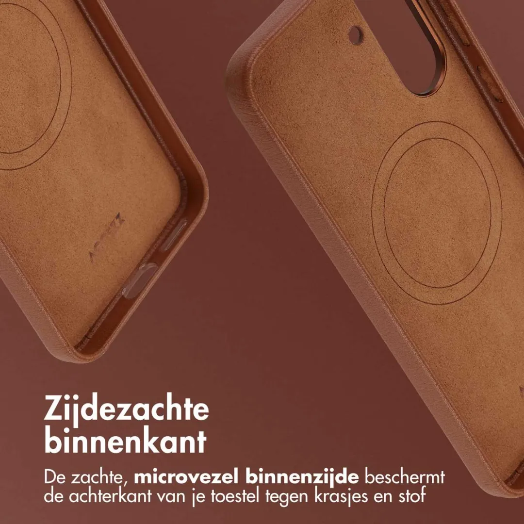 Accezz Hoesje Samsung Galaxy A36/A56 - Magnetische Ring - Sienna Brown