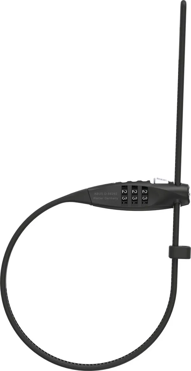 ABUS Combiflex TravelGuard Cijferslot 45cm - Zwart