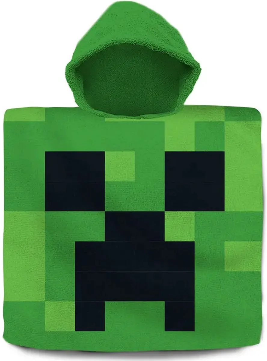 Minecraft Katoenen Poncho 60x60cm