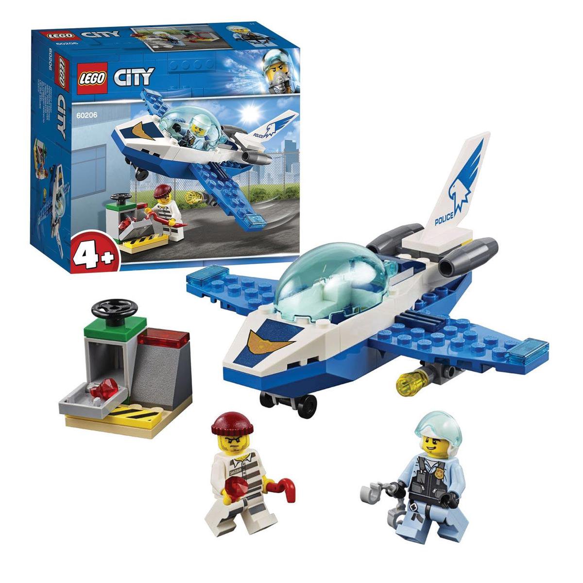 LEGO City 4+ Luchtpolitie Vliegtuigpatrouille - 60206