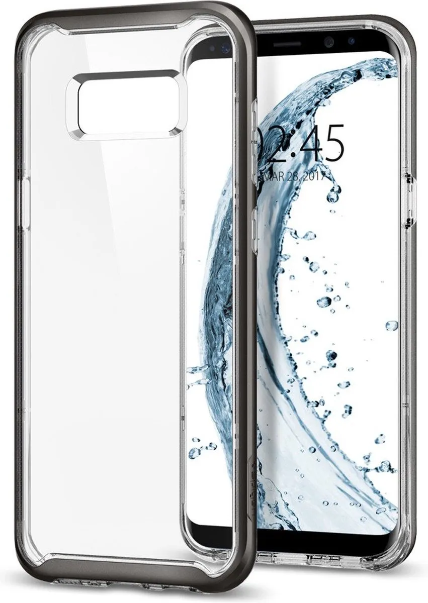 Spigen Neo Hybrid Crystal Case Galaxy S8 - G950U19548301 - Grijs/Transparant