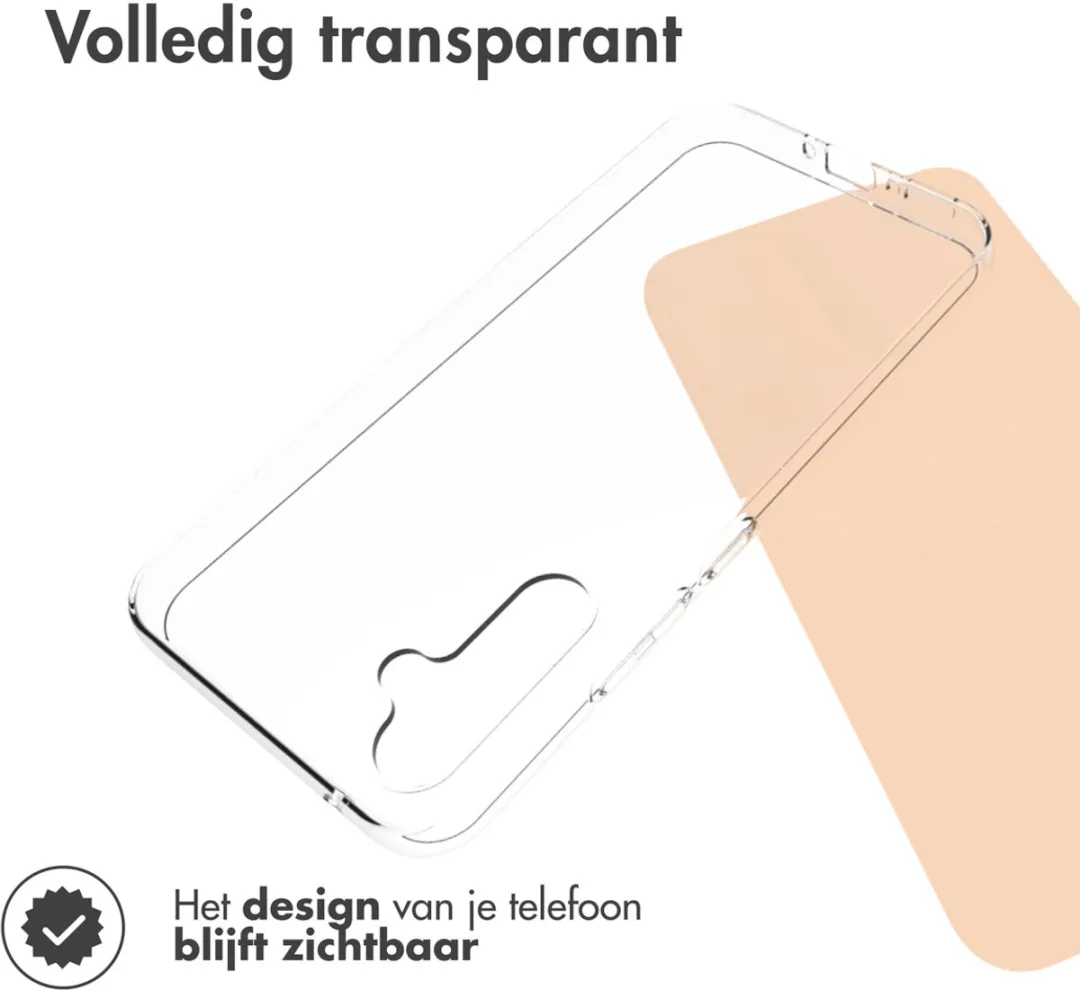Accezz Hoesje Samsung Galaxy A34 5G - Transparant