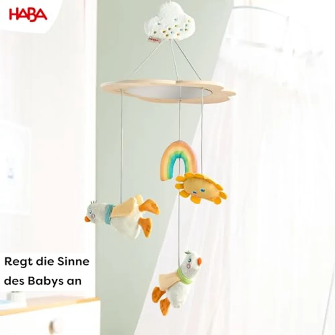 Haba Mobiel Gans Babykamer - Multicolor - afbeelding 2 van 3
