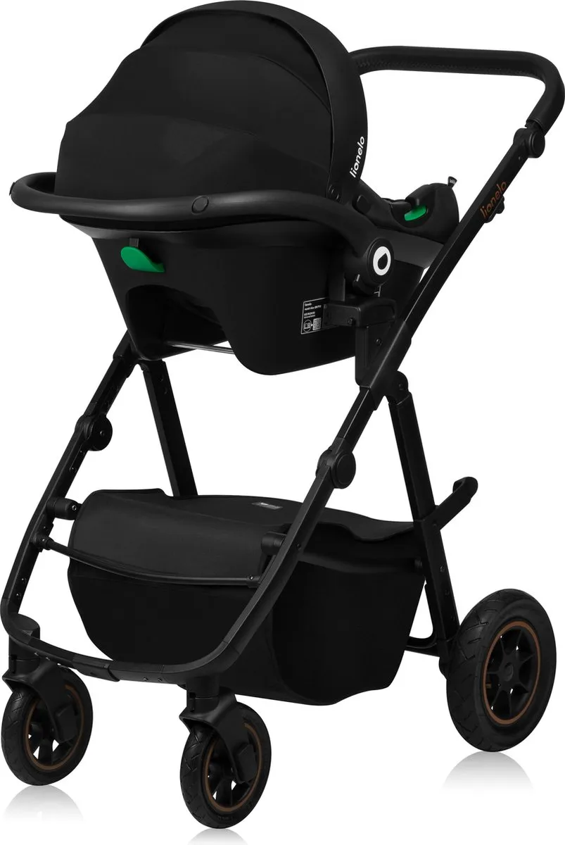 Lionelo Amber Plus 3-in-1 Kinderwagen Reiswieg Autostoeltje - Beige