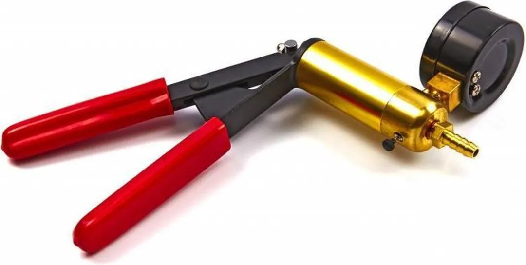 HBM 15-delige Vacuümpomp Remvloeistof - Rood/Goud/Zwart