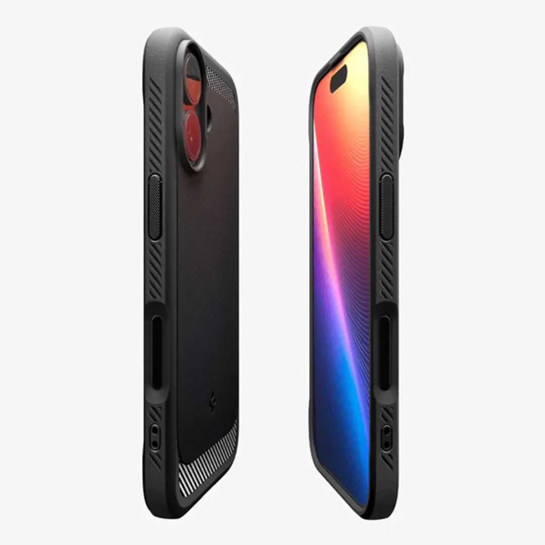 Spigen Rugged Armor 13968 MagSafe Hoes iPhone 17 - Zwart