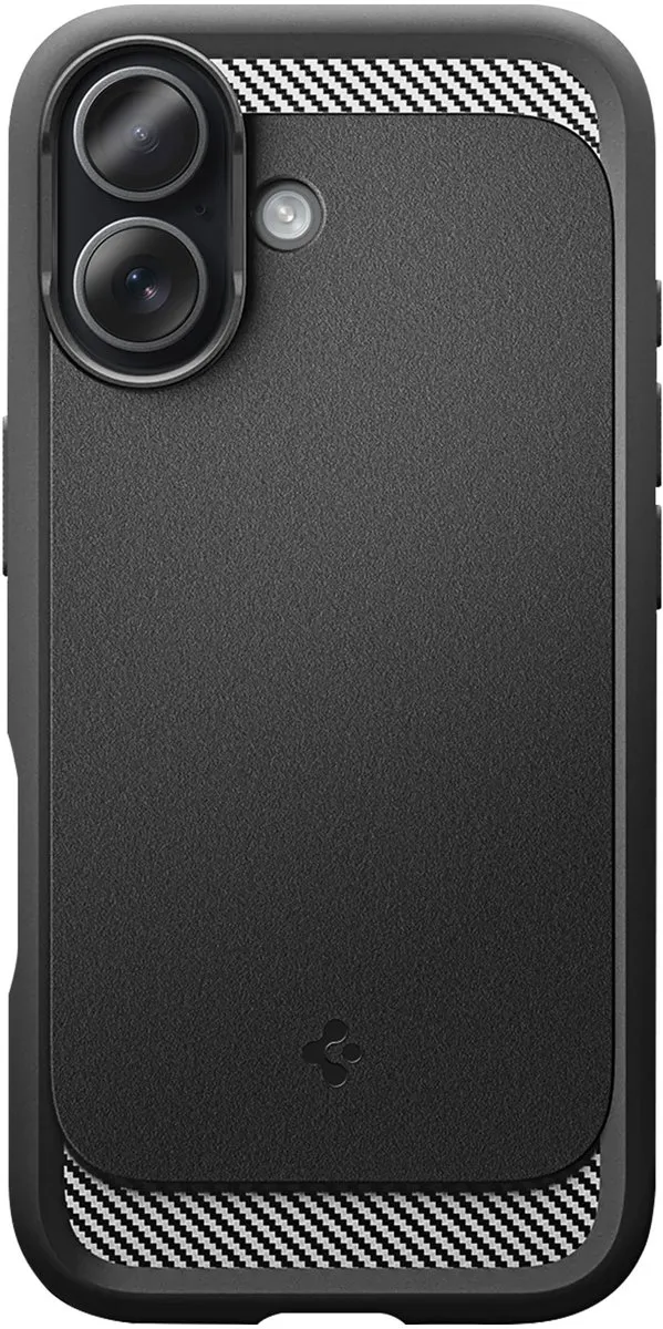 Spigen Rugged Armor 13968 MagSafe Hoes iPhone 17 - Zwart