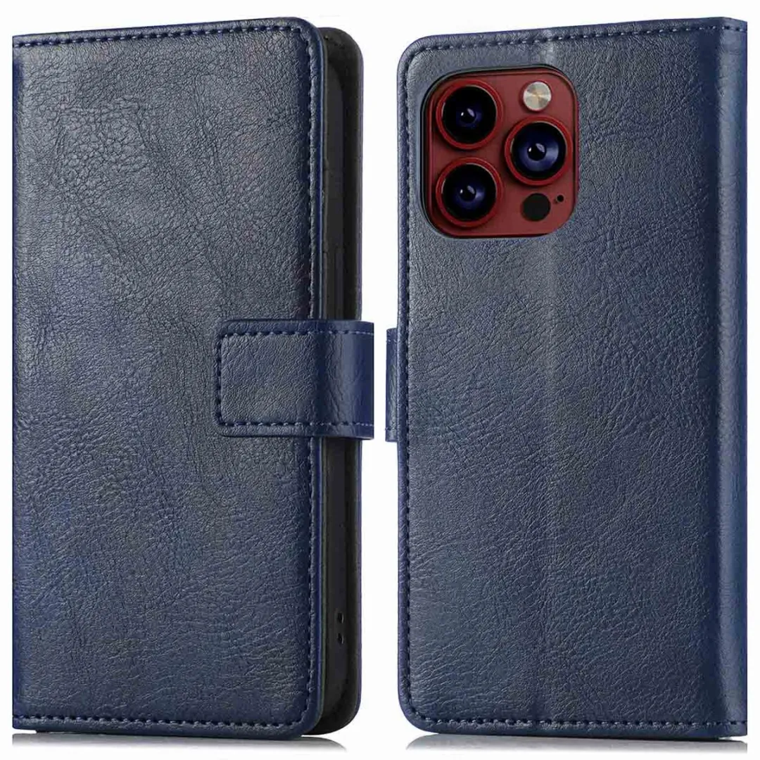 Imoshion Hoesje iPhone 15 Pro Max - 3 Pasjes - Donkerblauw