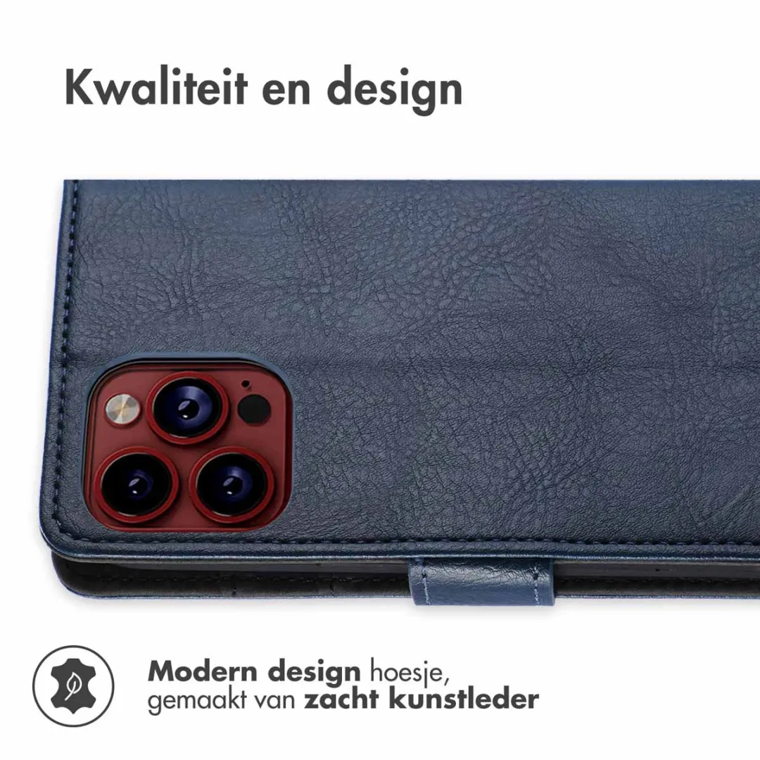 Imoshion Hoesje iPhone 15 Pro Max - 3 Pasjes - Donkerblauw