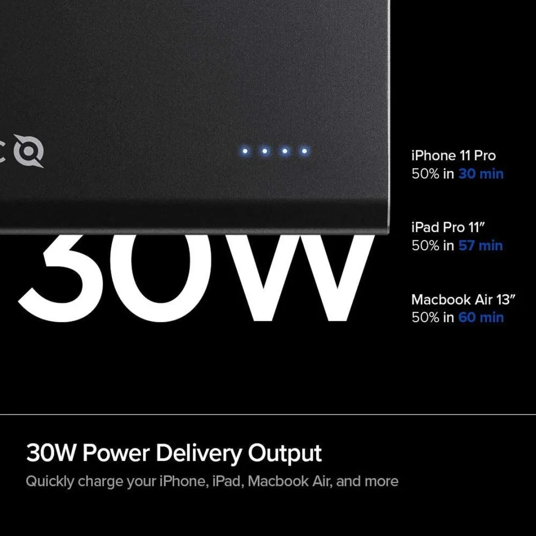 Spigen PowerArc ArcPack Powerbank 60W 15.000mAh - Zwart