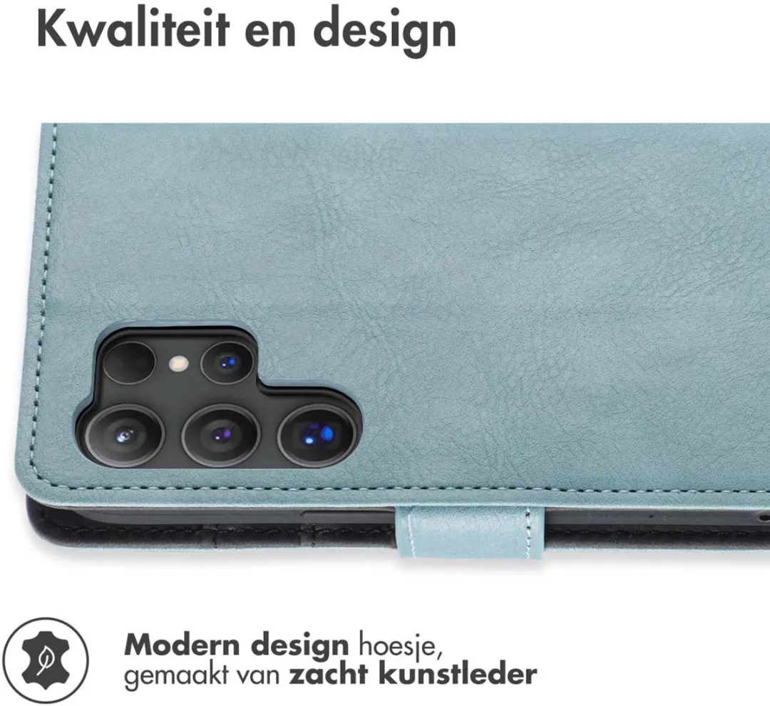 Imoshion Hoesje Samsung Galaxy S24 Ultra - 3 Pasjes Lichtblauw