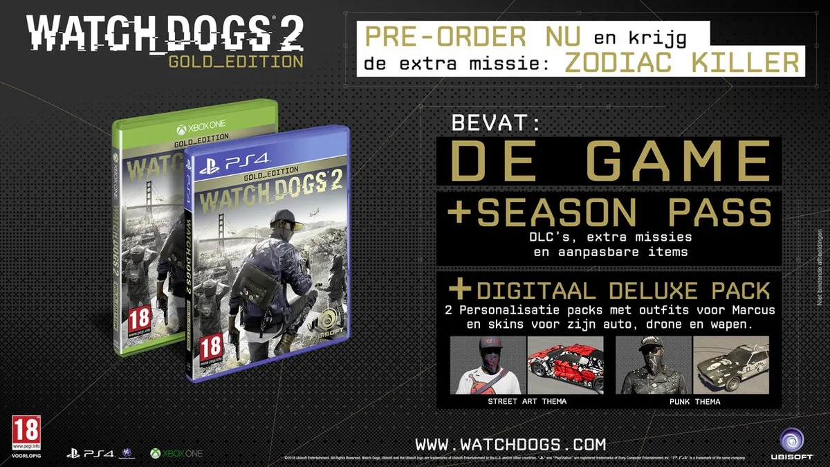 Ubisoft Watch Dogs 2 Gold Edition Xbox One
