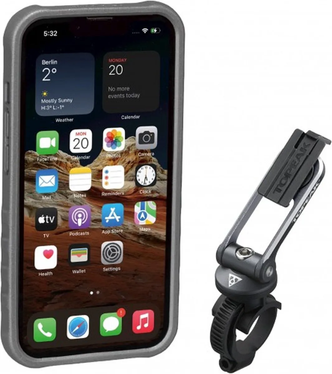 Topeak RideCase iPhone 13 Bevestiging
