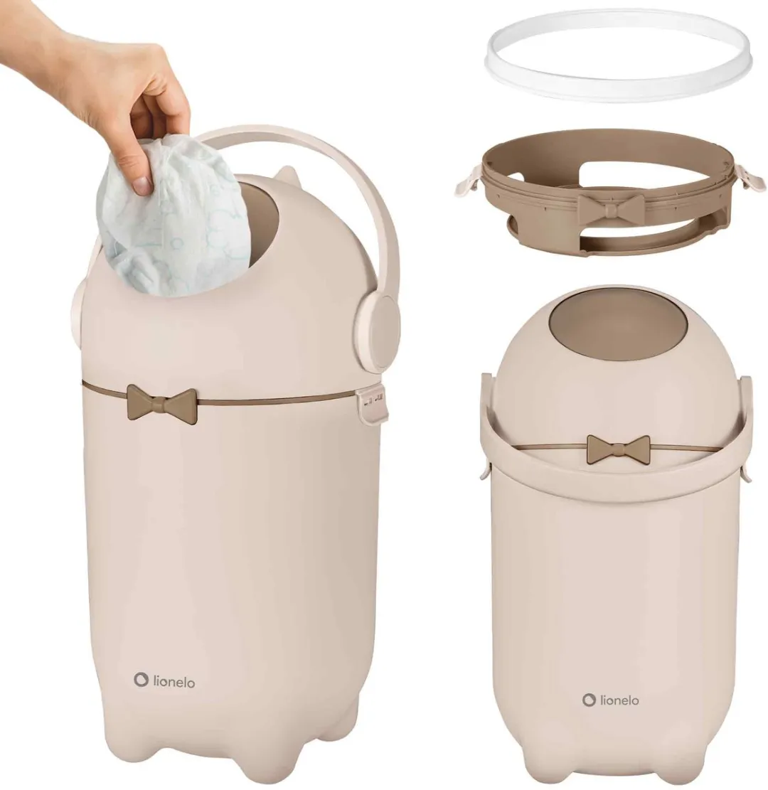 Lionelo Purebin Geurwerende Luieremmer 10L - Beige