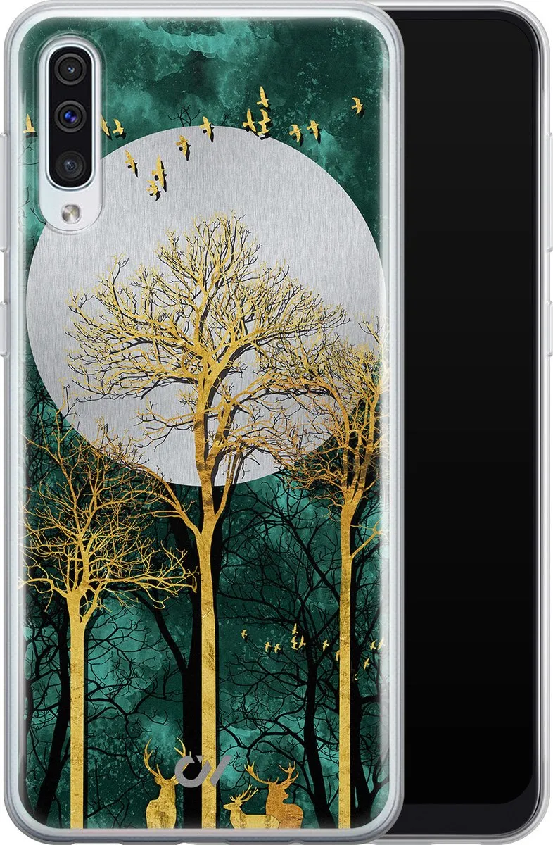 Casevibes Hoesje Samsung Galaxy A50 - Goud - S/A50/UV/035