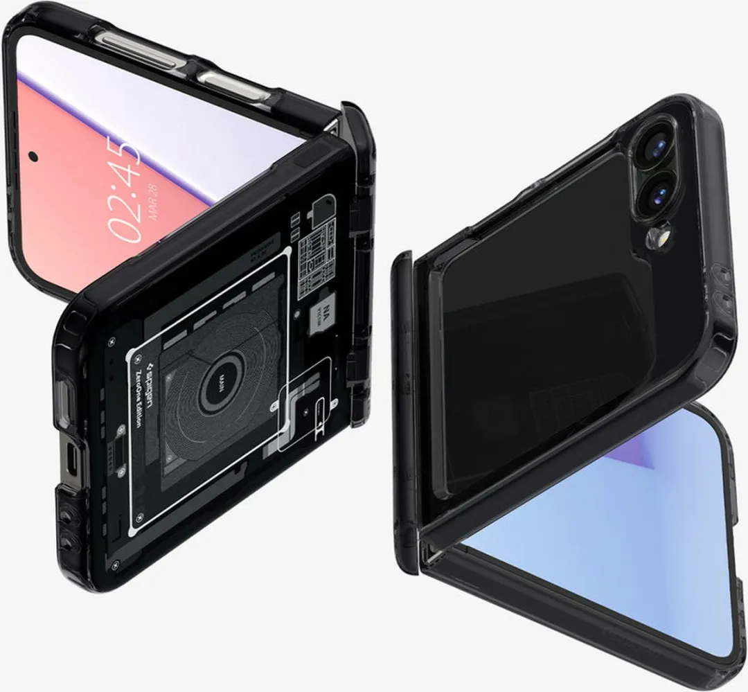 Spigen Ultra Hybrid Hoesje Z Flip 6 - Transparant/Print