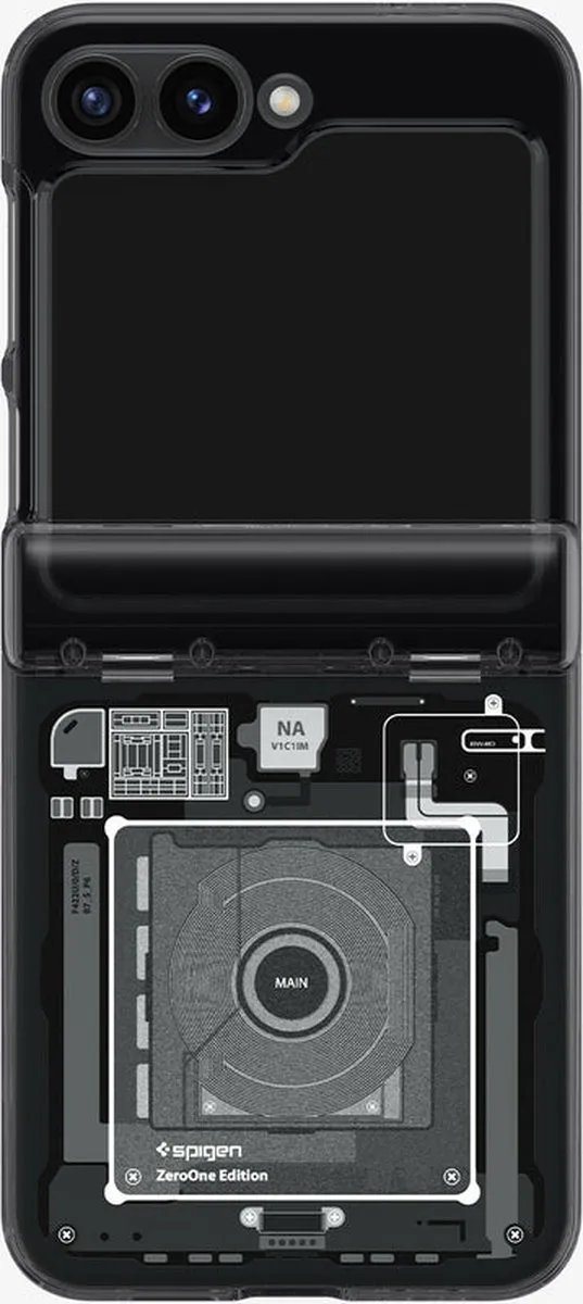 Spigen Ultra Hybrid Hoesje Z Flip 6 - Transparant/Print