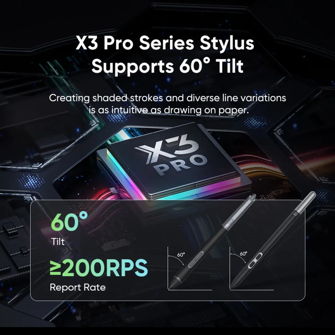 XPPen Artist Pro 24 (Gen 2) 4K - Grafisch tablet met 24-inch 4K-scherm (3840 x 2160) - Dubbele X3 Pro Smart Chip-stylus met 16384 drukniveaus - Compatibel met Windows, Mac, Linux, Chrome en Android