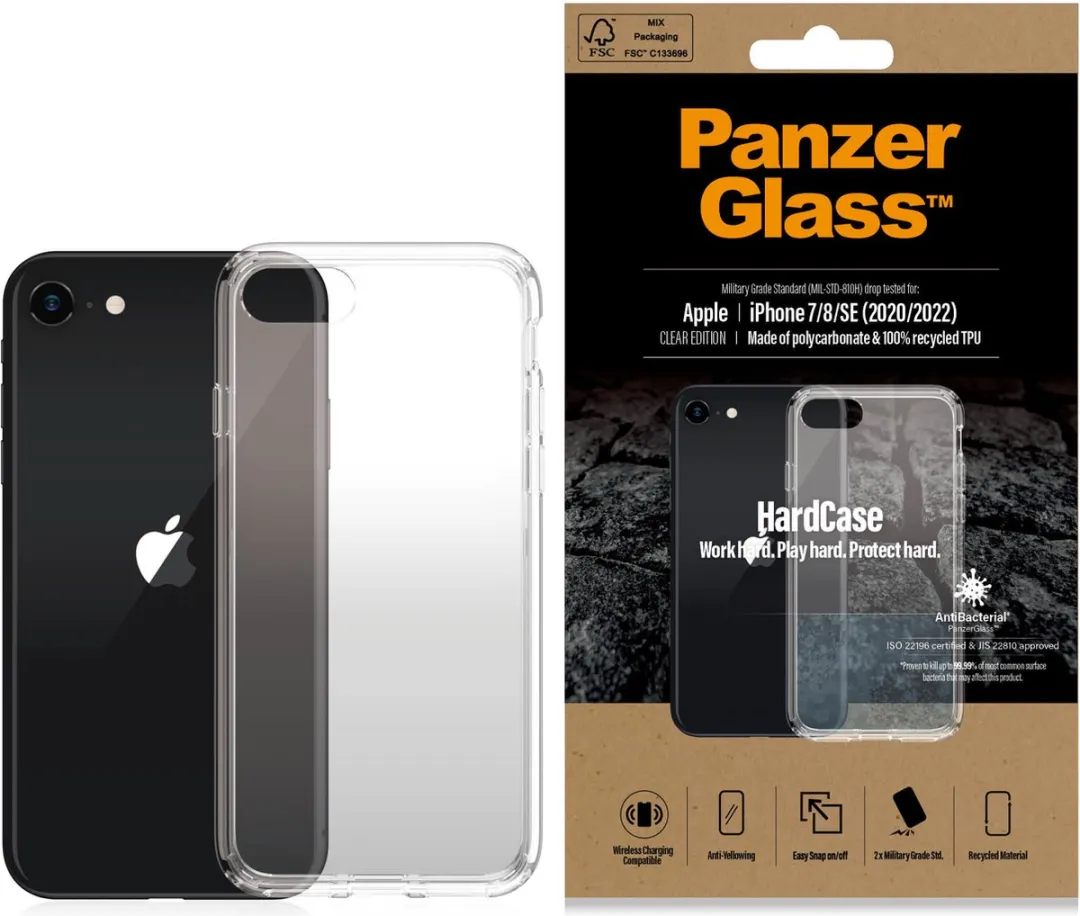 PanzerGlass iPhone SE/7/8 HardCase - Transparant