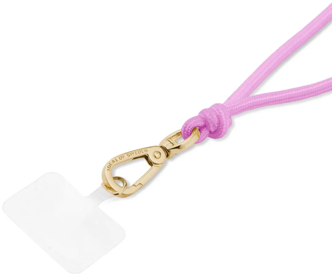iDeal of Sweden Cord Phone Strap Universal - Telefoonkoord - Universeel - Bubblegum Pink Ombre