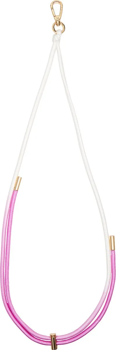 iDeal of Sweden Cord Phone Strap Universal - Telefoonkoord - Universeel - Bubblegum Pink Ombre