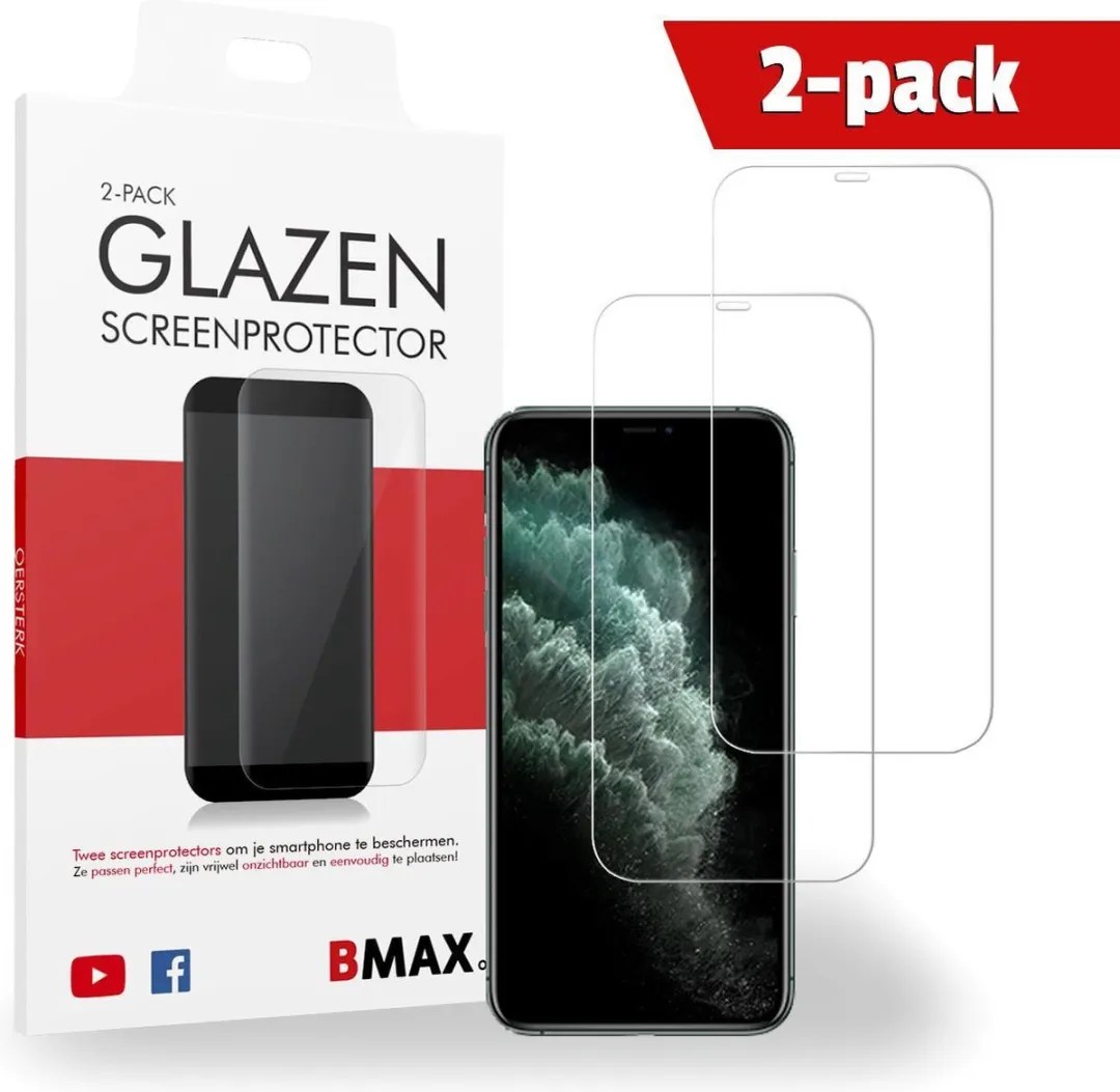 BMAX iPhone 11 Pro Screenprotector 2 Stuks