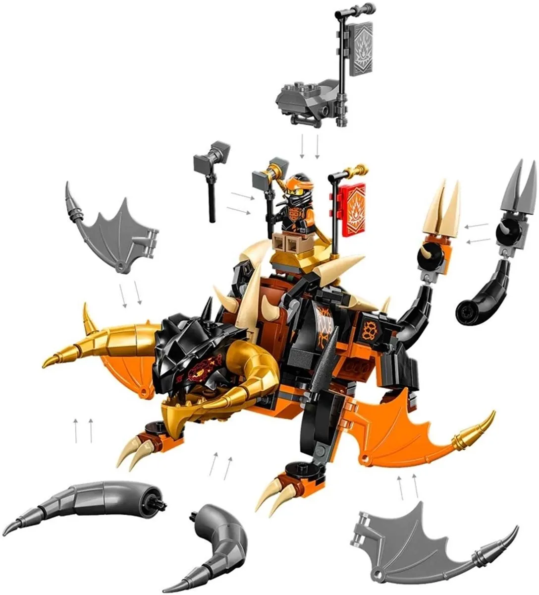 LEGO Ninjago Cole's Aardedraak EVO 71782