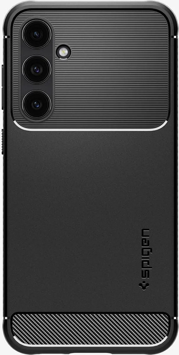 Spigen Rugged Armor ACS06376 Hoesje - Samsung Galaxy S23 FE - Zwart