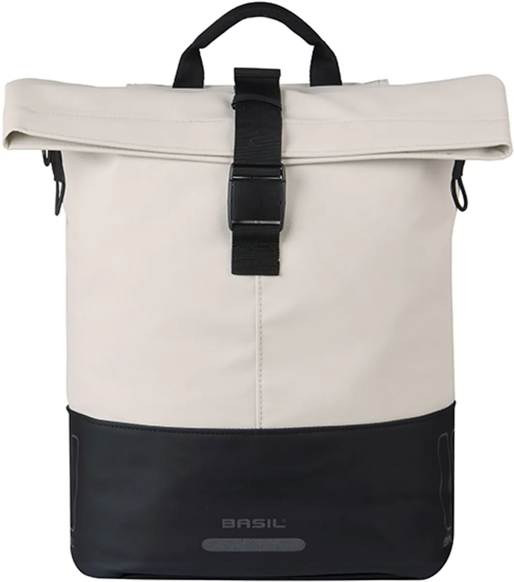 Basil Cove Enkele Fietstas 16L - Wit/Zwart