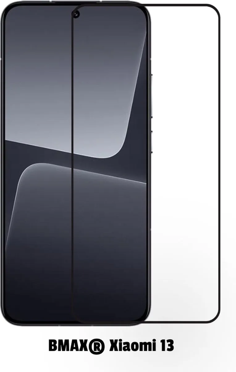BMAX Xiaomi 13 Screenprotector - 2 Stuks - Full Cover Zwart