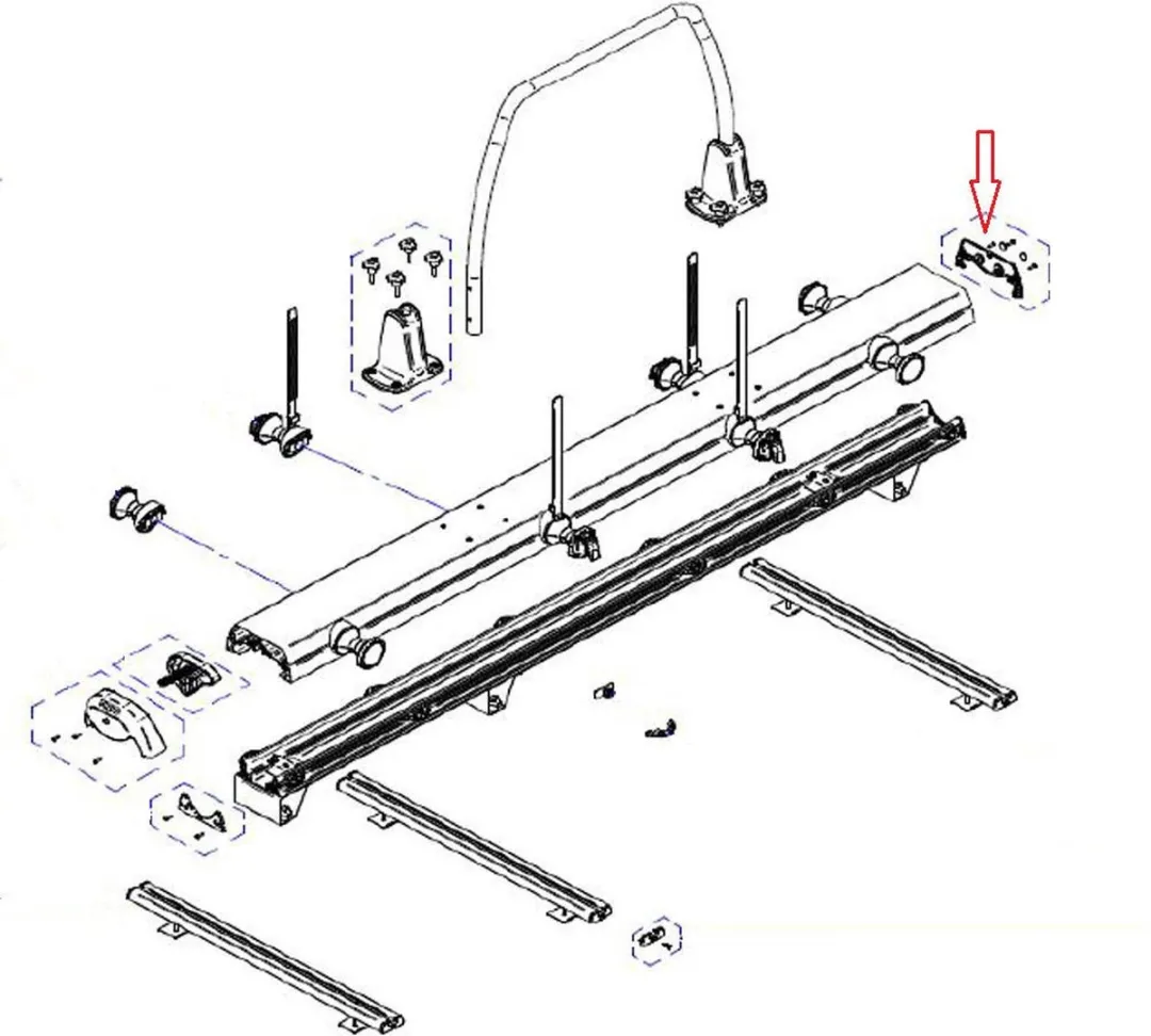 Thule Excellent 3e Rail Fietshouder - 1 Fiets - Zilver