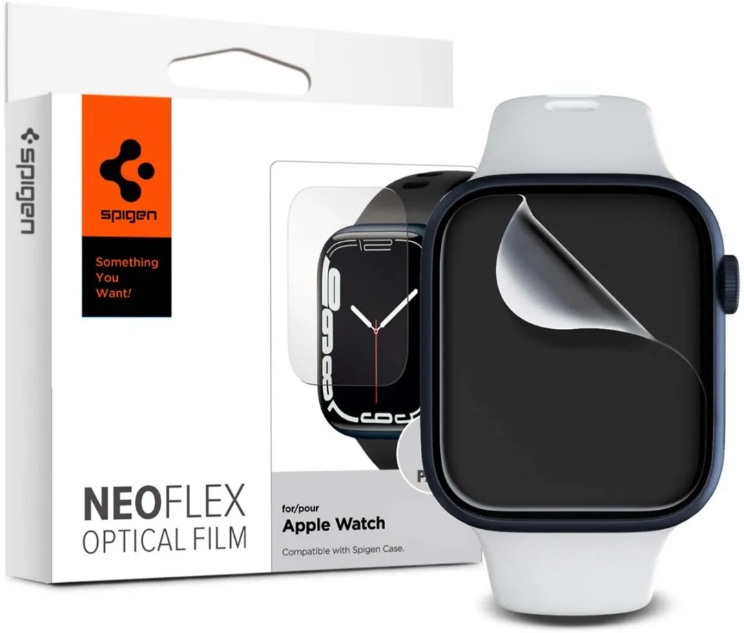 Spigen Neo Flex Schermbeschermer Apple Watch 45mm - 3 Stuks