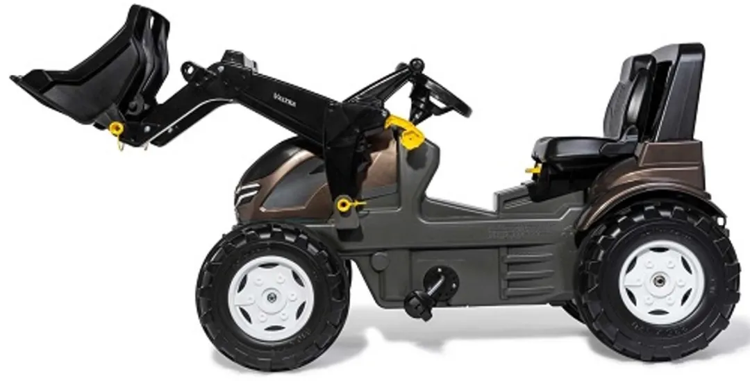 Rolly Toys Valtra Premium II Traptractor met Voorlader - Antraciet