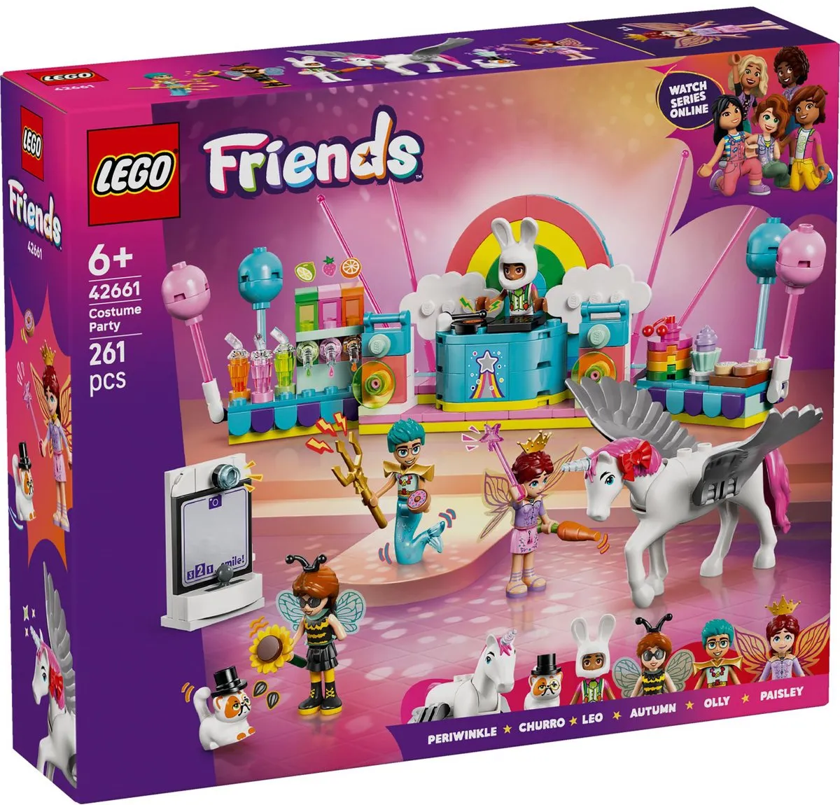 LEGO Friends Verkleedfeestje Eenhoorn & Fee 42661 - 260 Stukken
