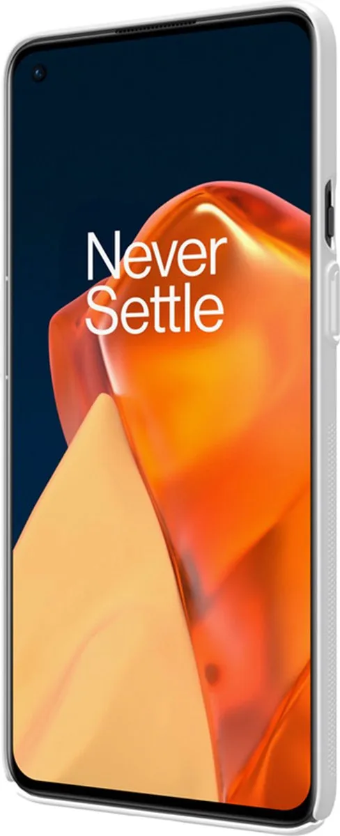 Nillkin OnePlus 9 Hoesje Frosted Shield - Wit
