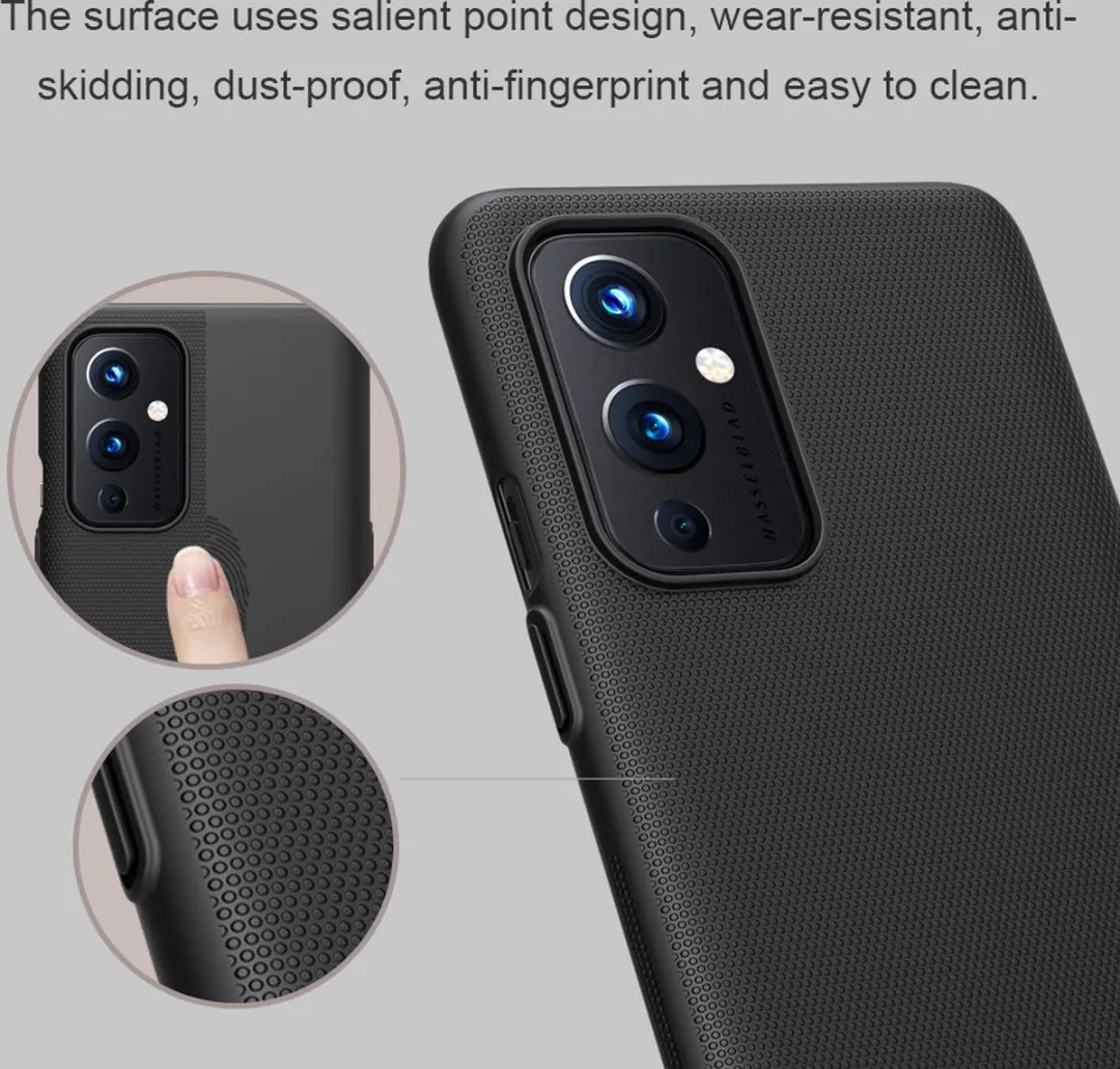 Nillkin OnePlus 9 Hoesje Frosted Shield - Wit - afbeelding 6 van 6