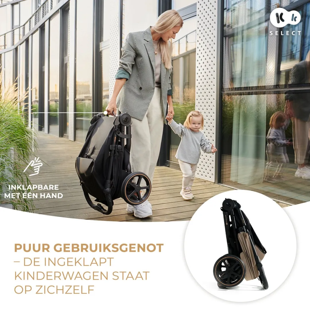KinderKraft MITZY Buggy Beige - XL Zitplaats 27kg