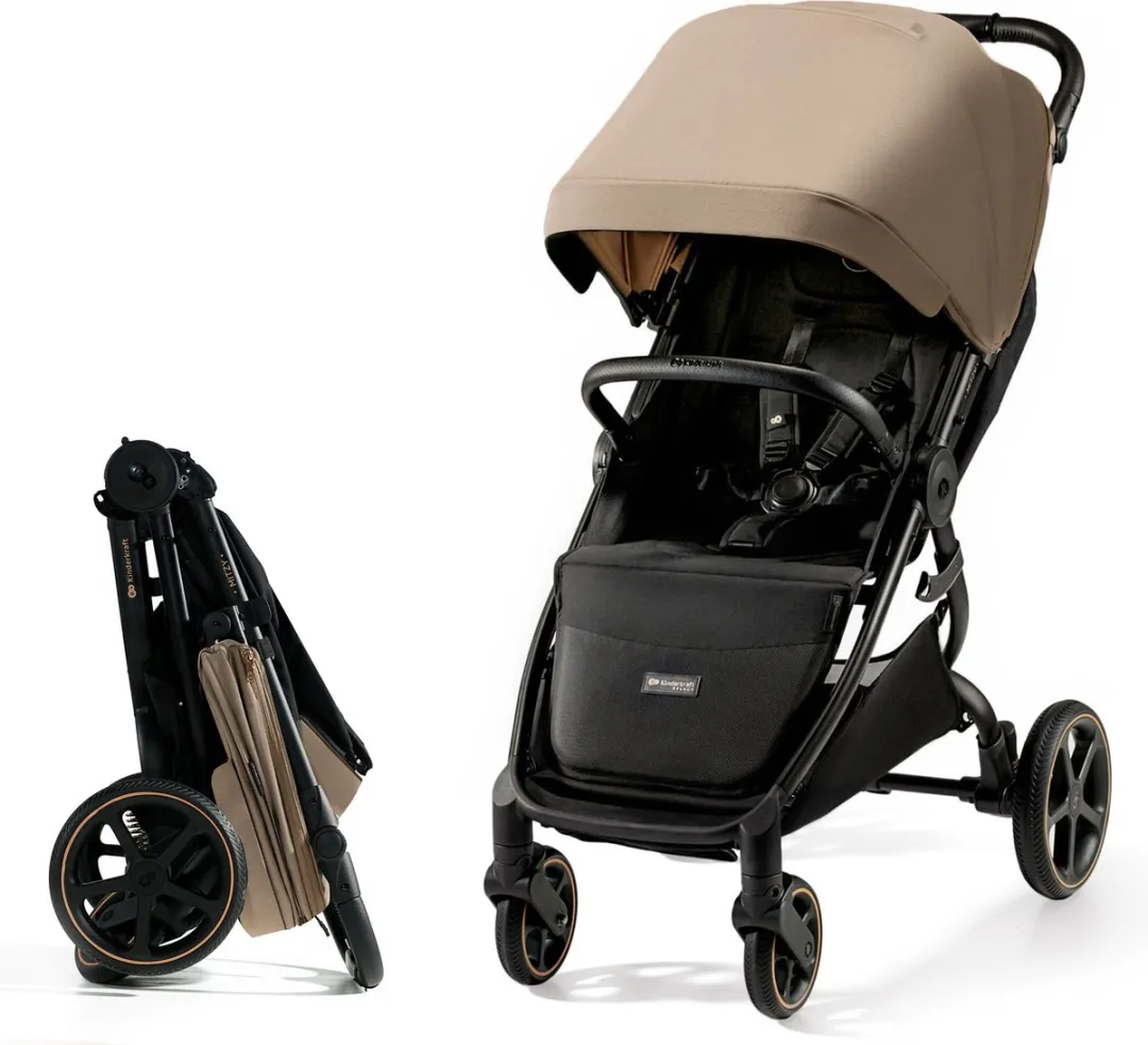 KinderKraft MITZY Buggy Beige - XL Zitplaats 27kg