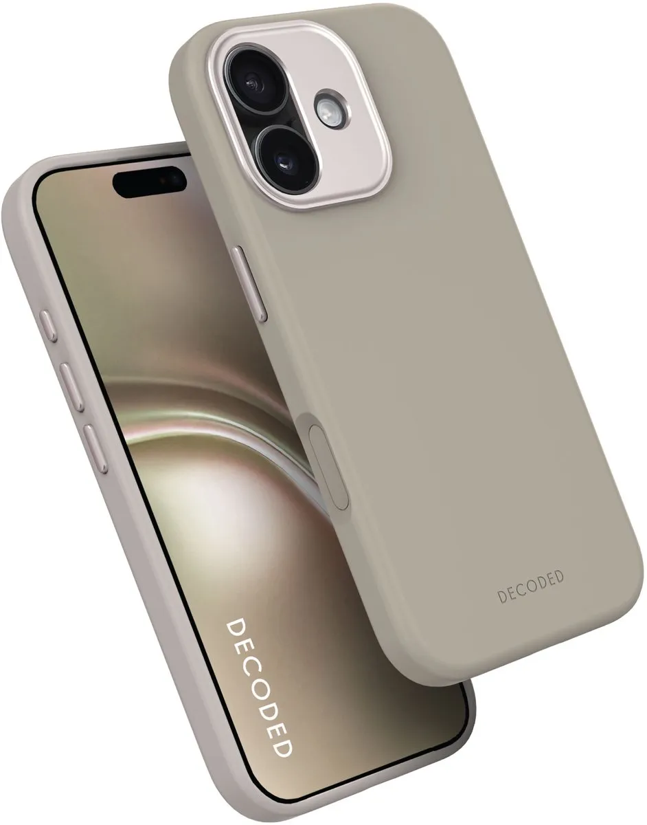 Decoded D25IPO17BCS9SE Siliconen Hoesje iPhone 17 - Soft Taupe Beige