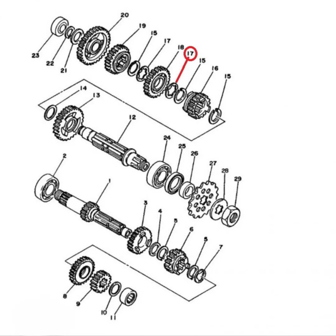 Yamaha Grizzly 660 Visserie 90209-22082