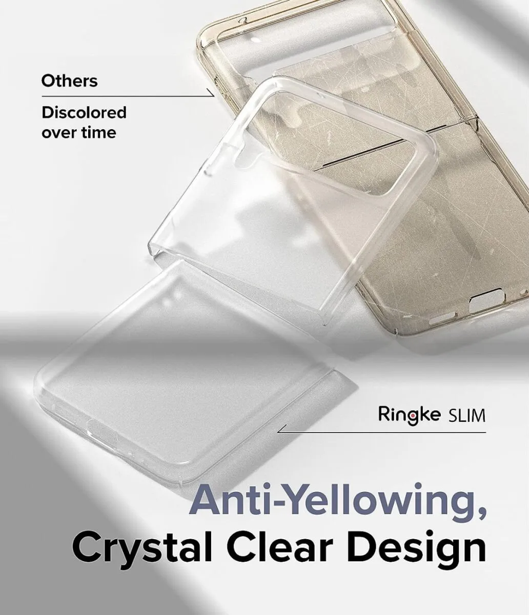 Ringke Slim Hoesje Samsung Galaxy Z Flip 5 - Transparant Matte