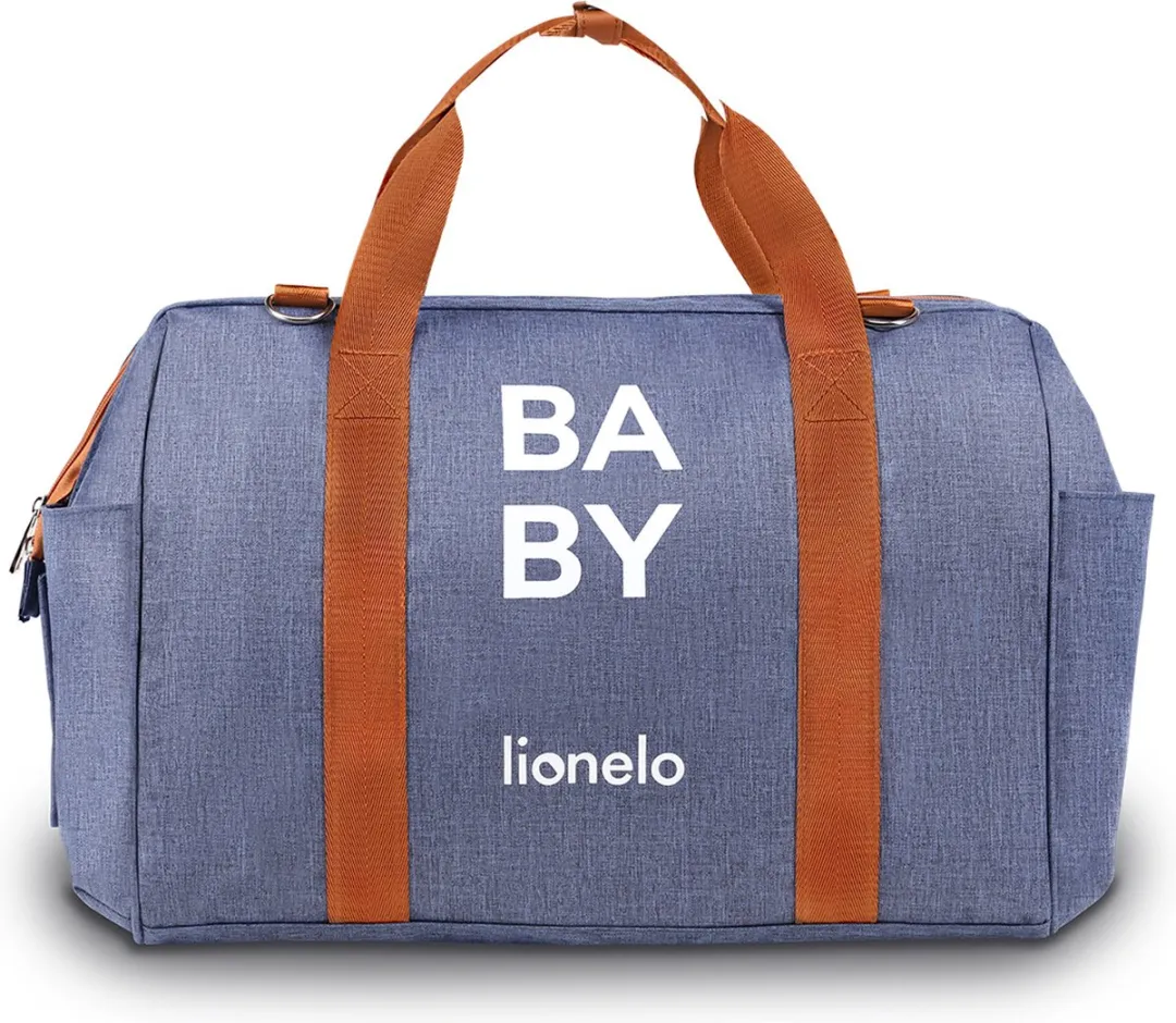 Lionelo Ida Kinderwagenonderdeel - Verharde onderkant & Verschoningsmatje - Blauwe Toilettas