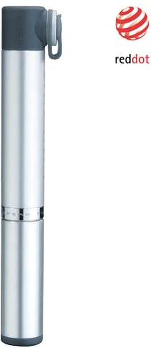 Topeak Micro Rocket Mini Fietsbandenpomp - Grijs - afbeelding 6 van 6