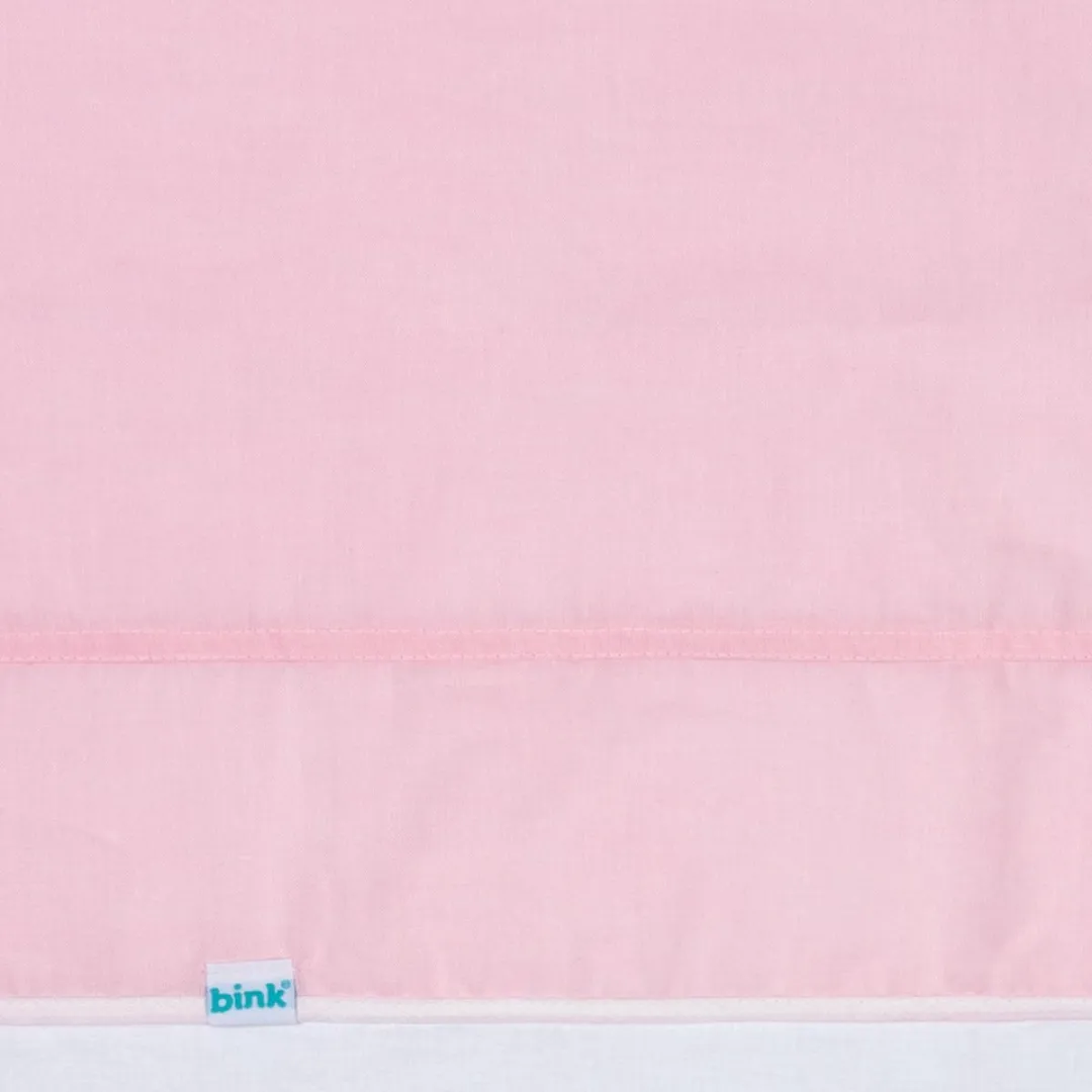 BINK Bedding Wieglaken Bo Roze 75x100cm