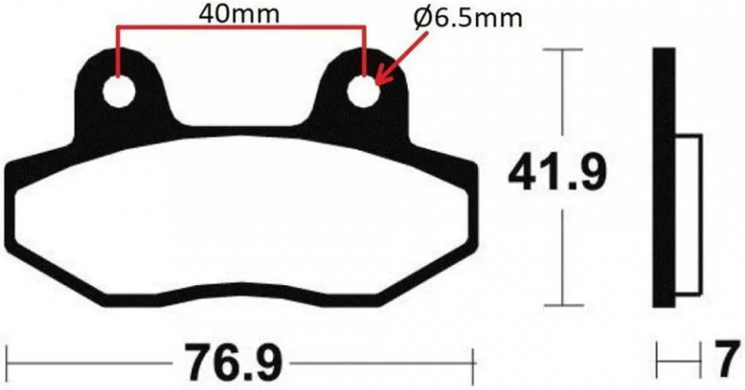 Peugeot 50 Speedfight 3 RS Plaquette de frein AV