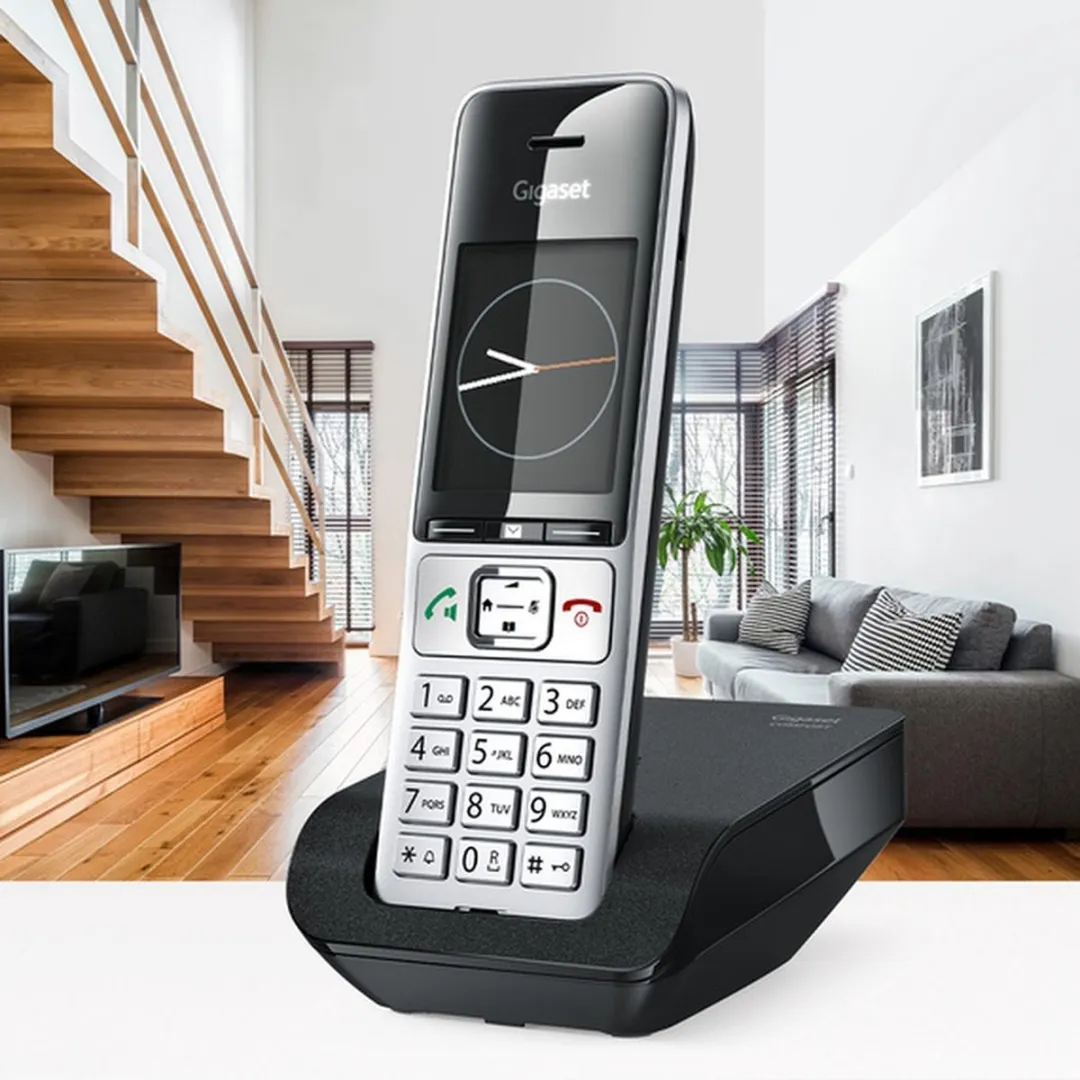 Gigaset Comfort 500 DECT Telefoon - 1 Handset - Zwart/Zilver