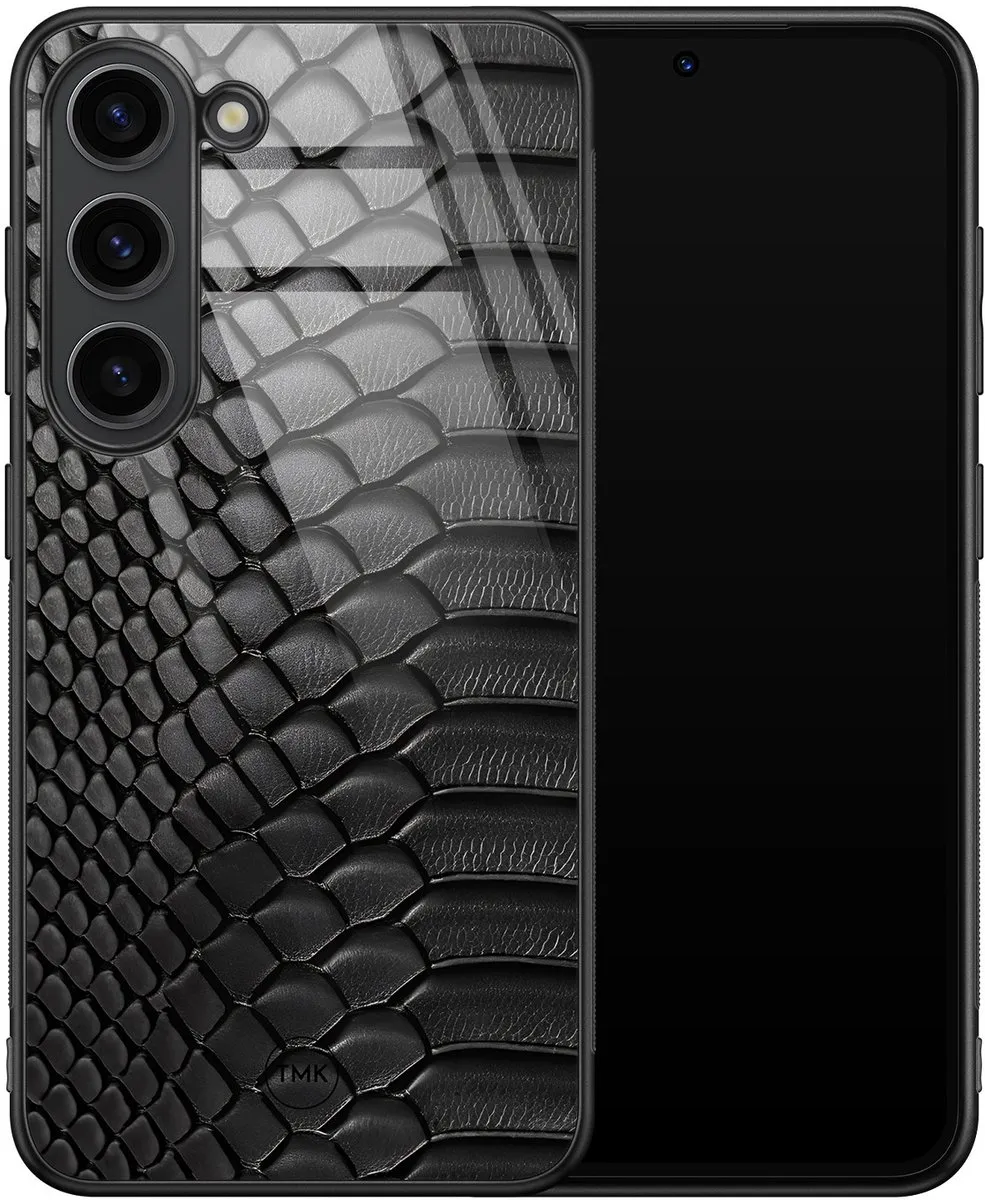 Casevibes Hoesje Samsung Galaxy S23 Black Snake - Zwart