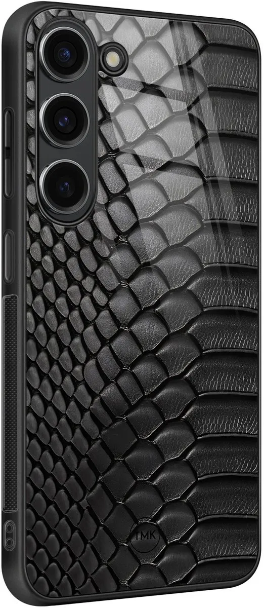 Casevibes Hoesje Samsung Galaxy S23 Black Snake - Zwart